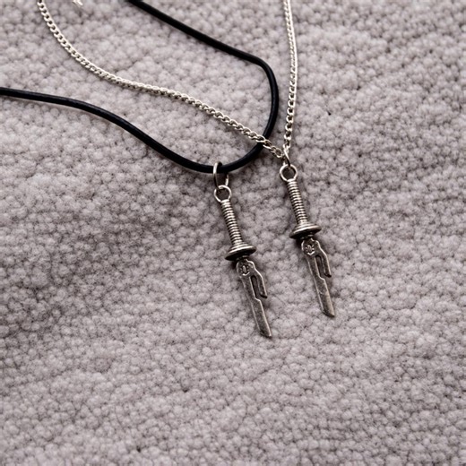 Anime Pendant Necklace,silver Energy Pendant, Gift for Her / Him - Etsy