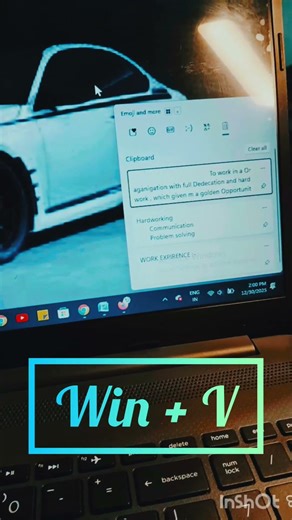 Clipboard history shortcut key #shortcutkeys #windows