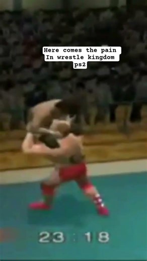 HERE COMES THE PAIN #wrestlekingdom #ps2 #japanese #japangame #prowrestling #strongstyle #gameplay