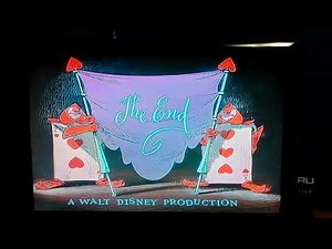 ALICE IN WONDERLAND DVD THE ENDING SCENE & THE END CREDITS SCENE