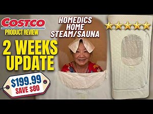 2 Weeks Update- Homedics Home Steam/Sauna | Costco Product #productreview #homedics #steamsauna