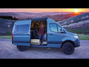 This HIGH-TECH 4x4 MWB CONVERTED Mercedes Sprinter VAN SEATS & SLEEPS 3 🚐