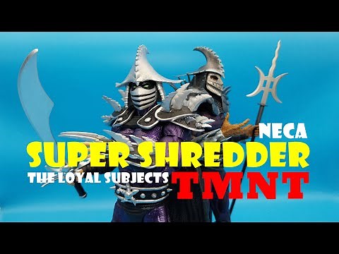 Teenage Mutant Ninja Turtles Super Shredder NECA & The Loyal Subjects BST AXN SDCC XL Figure Review