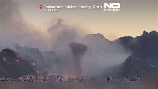 Videos show explosions in central Iran as conflict with Israel intensifies