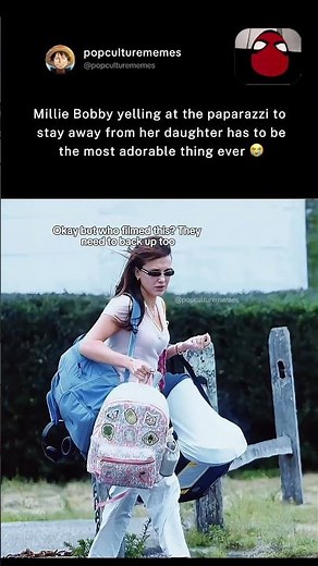 Millie Bobby Brown goes full "Mama Bear" in viral paparazzi standoff #st5 #milliebobby