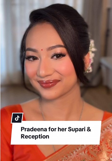 Bridal Makeup Transformation for Pradeena's Reception