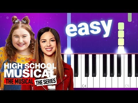 Olivia Rodrigo, Julia Lester - Wondering (100% EASY PIANO TUTORIAL)