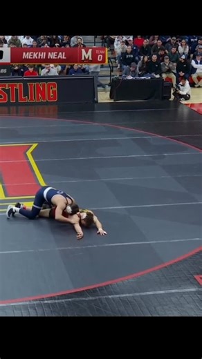 Colby Crank on Instagram: "PJ Duke has a judo background and always sneaks these little foot sweeps in, I dig it! He put up 18 points in the first period last night and pinned his opponent in the first today, instant offense from the first whistle."