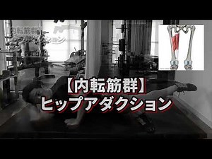 【ヒップアダクション】内転筋群のトレーニング【バズーカ岡田の筋肉事典】