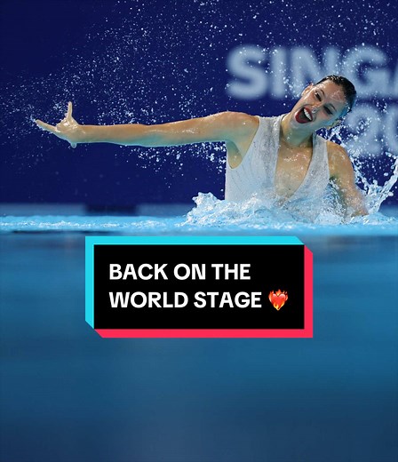 Back on the world stage ❤️‍🔥 Iris Tio Casas returns at the next World Cup, coming to Spain in less than two weeks 🇪🇸 #ArtisticSwimming #worldchampion #worldcup #underwater #spain