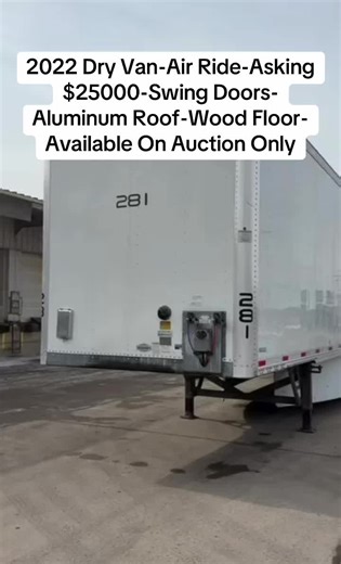 2022 Vanguard 53’ Dry Van Don't settle for a basic box. 🛑 This 2022 Vanguard is loaded with the specs that keep your maintenance low and your cargo safe. ⚙️ From the Air Ride suspension to the Tire Inflation System, this trailer is built for the professional owner-operator who knows quality. ​🏗️ 53’ x 102” - Maximum Cube Capacity ​💨 Air Ride Suspension - Smooth for your cargo ​🪵 Wood Floors & Aluminum Roof - Lightweight & Durable ​🔄 Tire Inflation System - Keep those MPGs up! ​🛡️ Anti-Dock