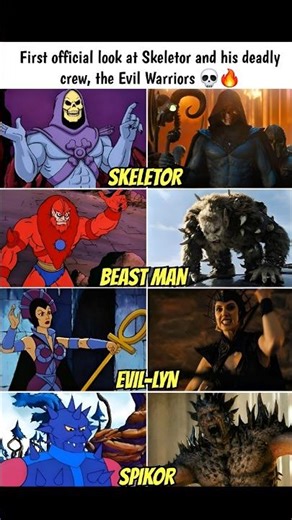 First official look at Skeletor and his deadly crew, the Evil Warriors 💀🔥 #shorts