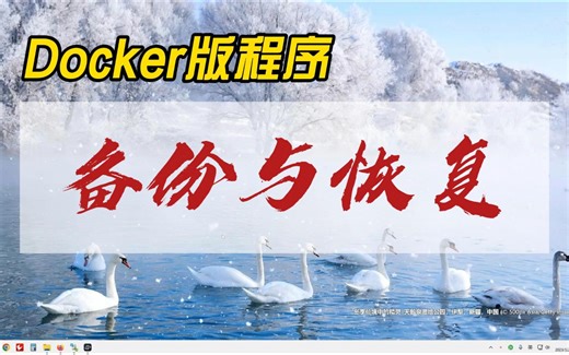Docker版程序，如何进行备份与恢复~数据无价，多尝试确认可行之后，再进行整体备份和恢复