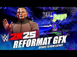 WWE 2K25 - How To Install Mods Tutorial - Reformat GFX Packs