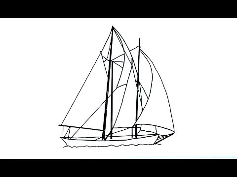 How to Draw a Yacht