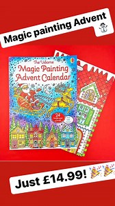 Usborne’s magic painting Advent will bring hours of fun into your house on the run up to Christmas. Share the joy of the season with your little ones without a chocolate in sight all for just £14.99!! | Sarah's Book Shop