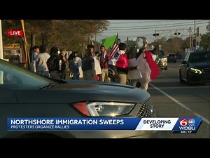 Protest underway in Slidell amid increase of Border Patrol presence