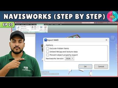 #27 Navisworks Tutorial: Export Selected Elements as Seperate NWD.
