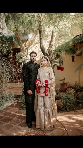 Pakistani Bridal & Groom Nikkah Outfits 2026 | Elegant Wedding Look #NikkahLook #Shorts #bridal #fyp