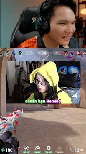 VALORANT cùng bộ đôi hạt nhài nhưng nó lạ lắm #sangtraan #chickengang #shorts