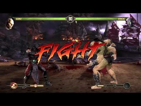 Mortal Kombat 9 – Goro vs Ermac | Expert Gameplay PS3/PC | Brutal Boss Fight