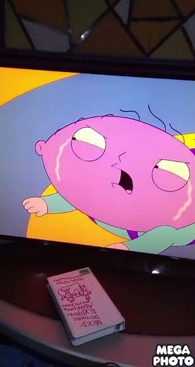 family guy Stewie throws a tantrum in blue highers