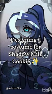 Shadow Milk Cookie Costume Speedpaint #art #cookierunkingdomfanart #cookierun #cookierunkingdomtips