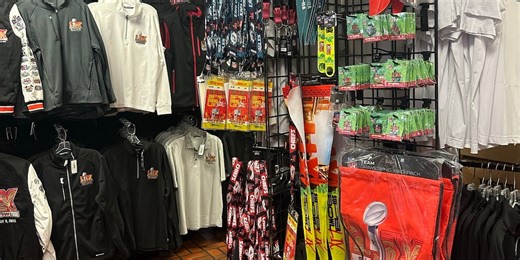 Here’s where the Super Bowl LIX merch shops are located