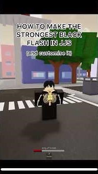 HOW TO BLACK FLASH WITH THE SKILL BUILDER IN JJS #jjs #jjk #roblox