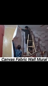 Canvas Fabric Wall Mural | 3D Wallpaper | 4D 5D 7D #canvas #wallart #walldecor #wallfabric #canvasfabric #mural #wallmural #wallpaper | Mughal Interior