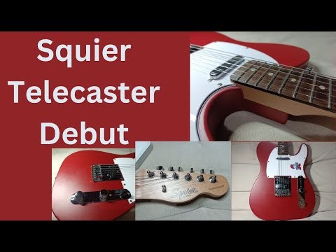 Squier Telecaster Debut With Kent Armstrong Pickups