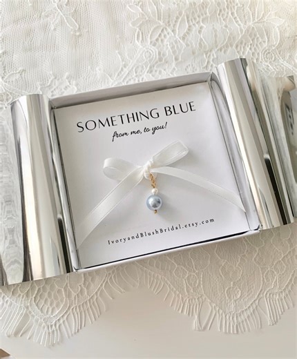 Blue Charm for Wedding, Something Blue Charm Gift for Bride, Blue Bridal Charm, Blue Bouquet Charm, Bridal Shower Gift, Bachelorette Party - Etsy