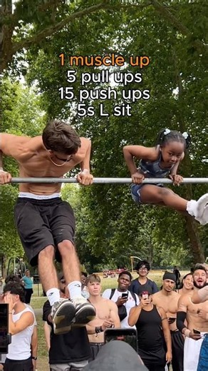 Endurance set with 7 year old Adina #calisthenics #endurance #circuit
