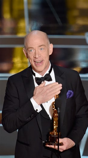 “Call your mom, call your dad.” J.K. Simmons accepting the Oscar for Actor in a Supporting Role for his performance as Fletcher in WHIPLASH. | The Academy