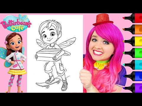 Coloring Butterbean's Café Jasper | Markers