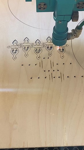 6.1K views · 79 reactions | What’s on the laser today? Hinge Christmas trees! Y’all have made this one a best seller! #christmasinjuly #woodchristmasdecor #laserlife #theturquoisevalentine | The Turquoise Valentine | Facebook