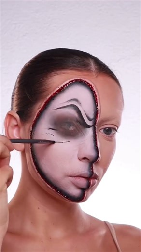 Halloween joker makeup tutorial #shorts #youtubevideo #viralshorts #trendingshorts #exam #joker