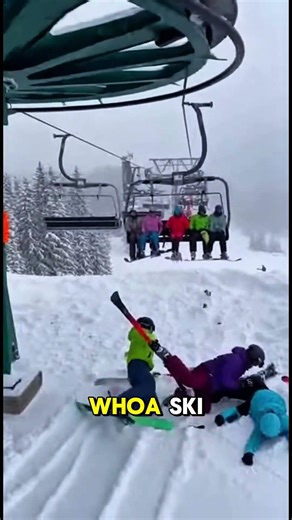 Chairlift Confidence Test: Snowshoe Unload Ramp 🇺🇸⚠️ #skifails