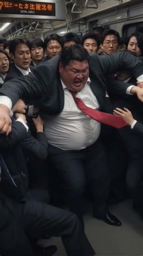 #通勤ラッシュ #満員電車