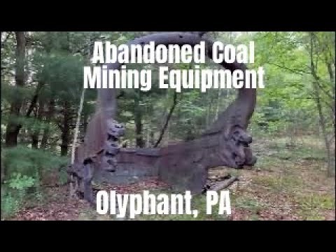 Pennsylvania's Legacy Coal Industry: Old Abandoned Draglines