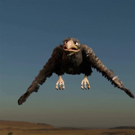 Eagle 3D Character #shorts #3danimation #characteranimation