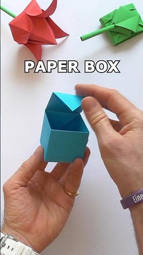ORIGAMI GIFT BOX TUTORIAL | EASY MAGIC PAPER BOX STEP BY STEP inclArt