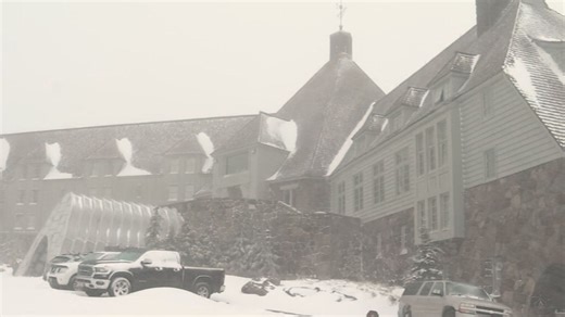 Fresh snow moves Timberline Lodge closer to opening