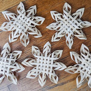 Scandinavian Mini Snowflakes Kit : Set of 5 (6" Stars) - Etsy