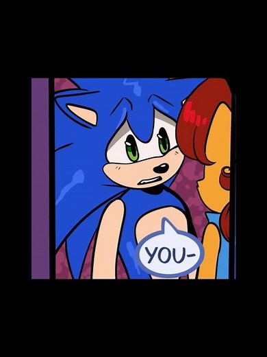 (We are in this together no matter what ) #sonally #sonicthehedgehog #soniccomicdub #fandomcontent