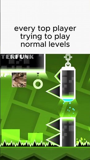 every top player trying to play levels #gd #geometrydash