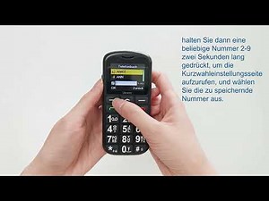 G180 Mobiltelefon für ältere Menschen Produktbetriebsvideo