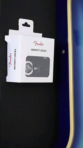 Installation of Fender Infinity Locks on Dean Flying V79 Blue Burst and Fender Strap. #flyingv