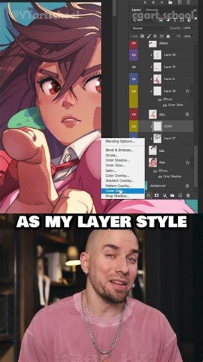 This simple SSS trick in Photoshop will blow your mind 🤯 #digitalart #digitalcoloring