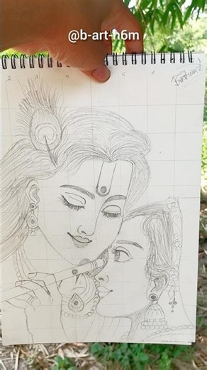 krishna ji drawing 🥰💓✨#shorts #art#trending #b-art